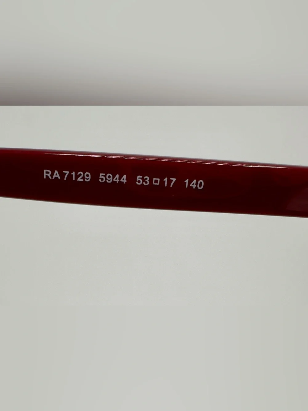 Ralph Lauren Eyeglass Frames + Case - Burgundy/Red - RA7129